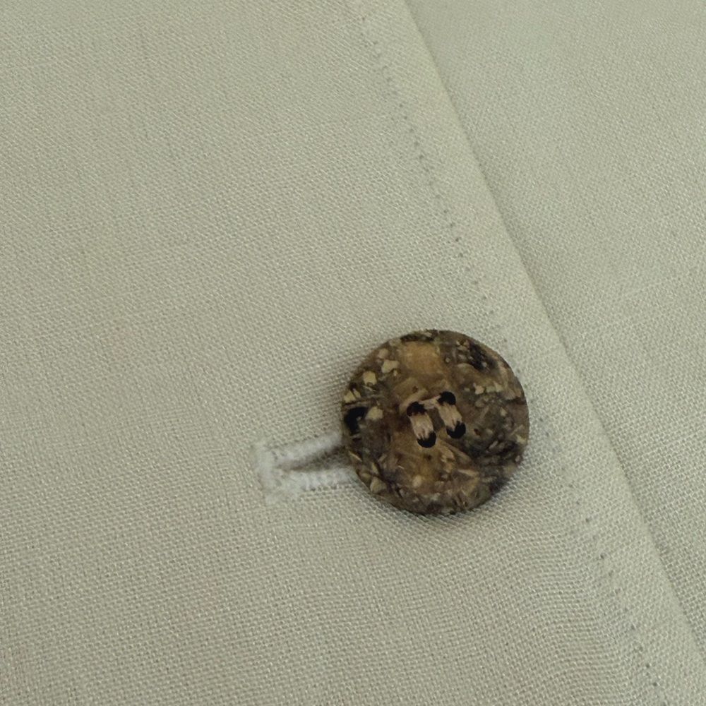 81st & Park - Vintage Ivory Linen Blend Blazer - size S - Picture 7 of 9
